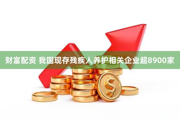 财富配资 我国现存残疾人养护相关企业超8900家
